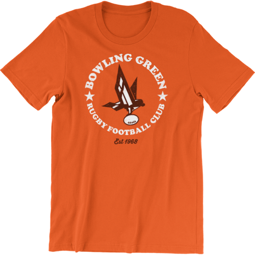 Bowling Green Rugby Logo Orange T-Shirt