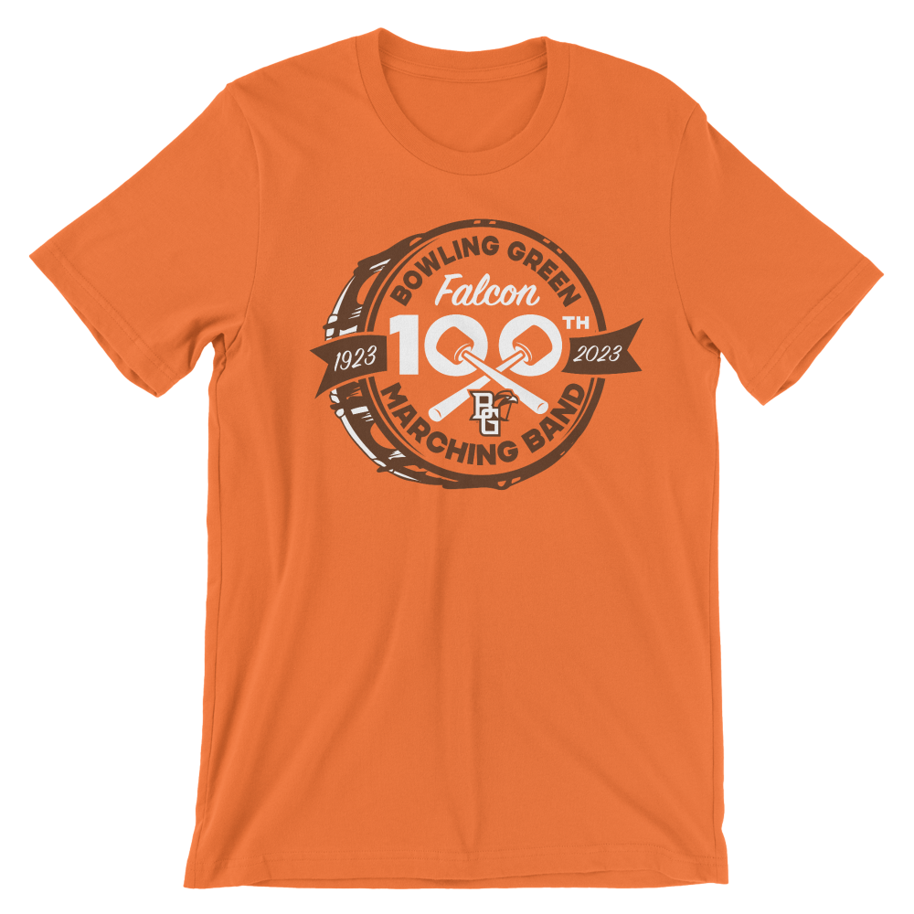 BGSU Falcon Marching Band 100th Anniversary T-shirt