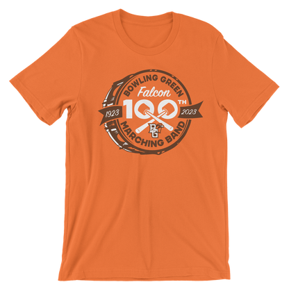BGSU Falcon Marching Band 100th Anniversary T-shirt