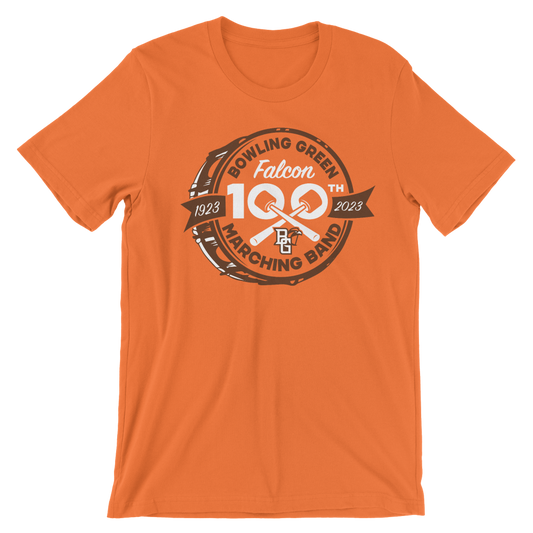 BGSU Falcon Marching Band 100th Anniversary T-shirt