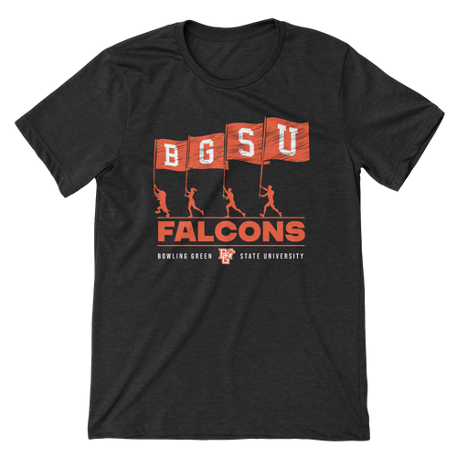 BGSU Falcons Football Flag Spirit T-shirt