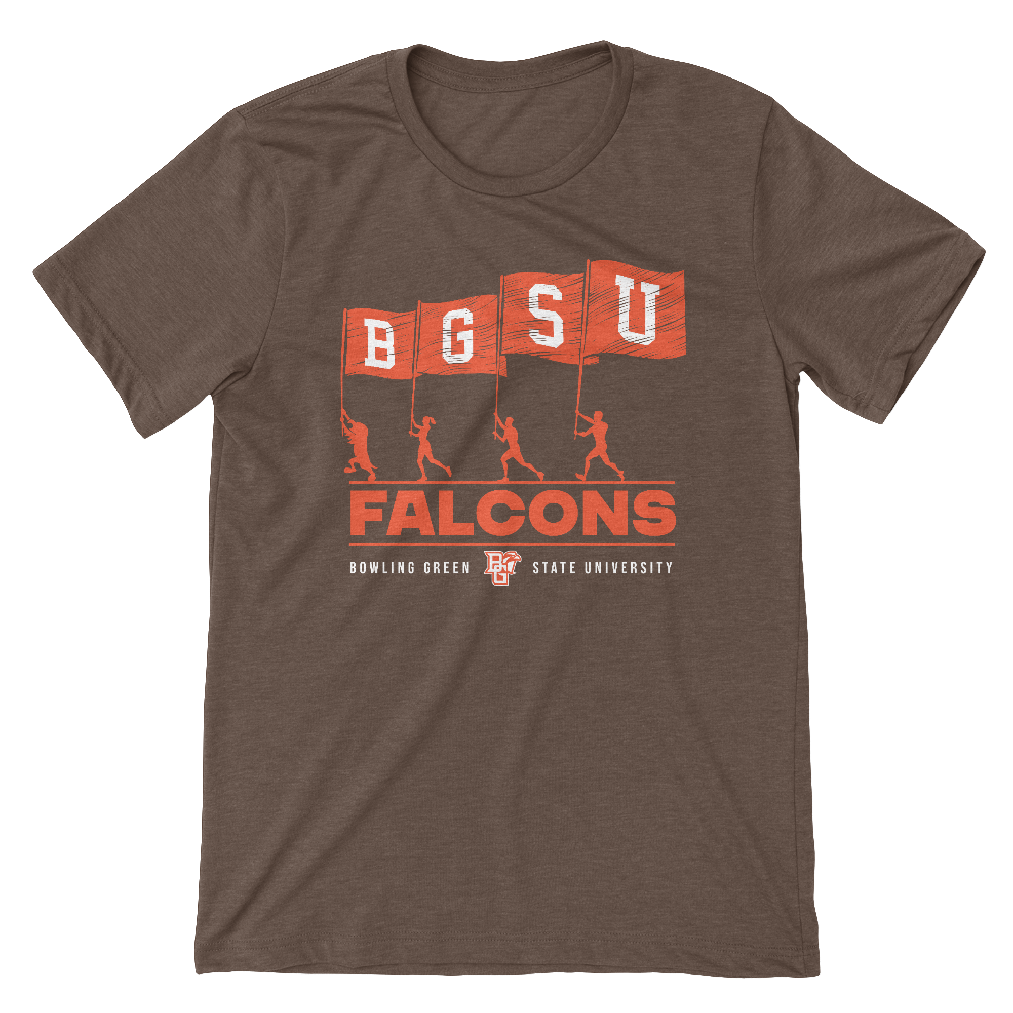 BGSU Falcons Football Flag Spirit T-shirt