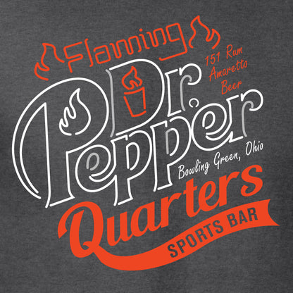 Flaming Dr. Pepper Campus Quarters T-shirt