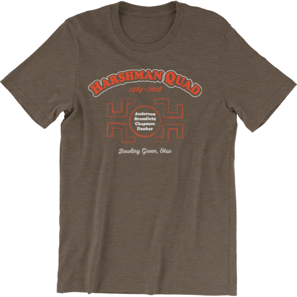 BGSU Harshman Quad Dorm T-Shirt