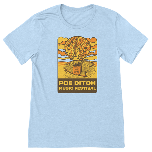 Bowling Green Poe Ditch Music Festival 50th Anniversary T-Shirt