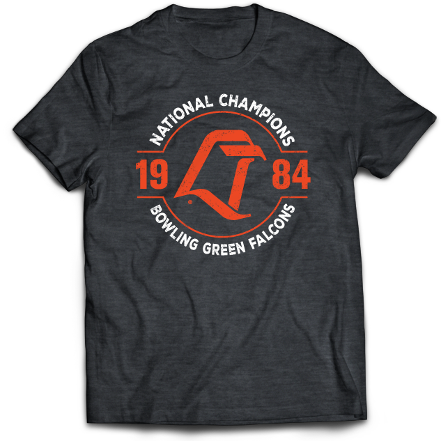 Vintage BGSU "LT" Logo 1984 National Hockey Champions T-Shirt