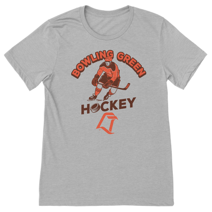 BGSU Falcons Hockey Vintage LT Logo T-Shirt