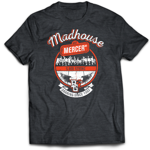BGSU Madhouse on Mercer Hockey T-Shirt