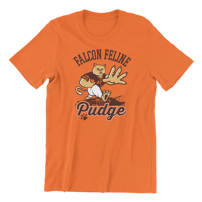 Pudge the Cat T-shirt - Bowling Green Falcon Feline (Select Sizes Overstock Sale)