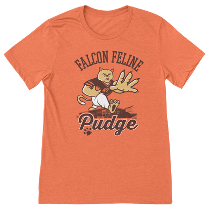 Pudge the Cat T-shirt - Bowling Green Falcon Feline (Select Sizes Overstock Sale)
