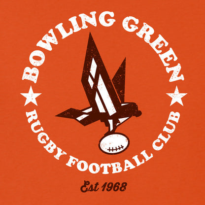 Bowling Green Rugby Logo Orange T-Shirt