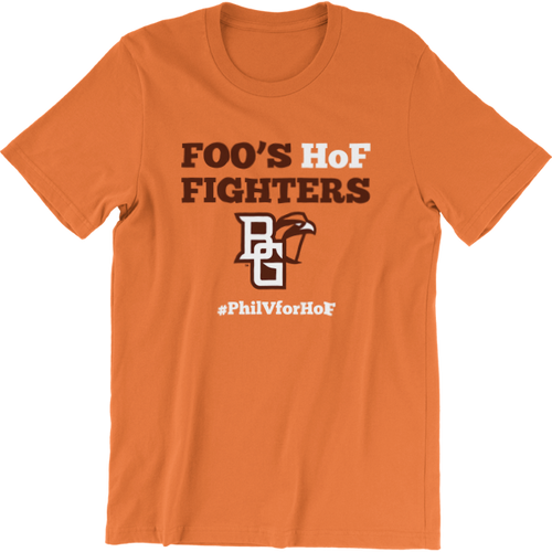 BGSU Phil Villapiano Hall of Fame Orange T-Shirt