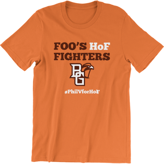 BGSU Phil Villapiano Hall of Fame Orange T-Shirt