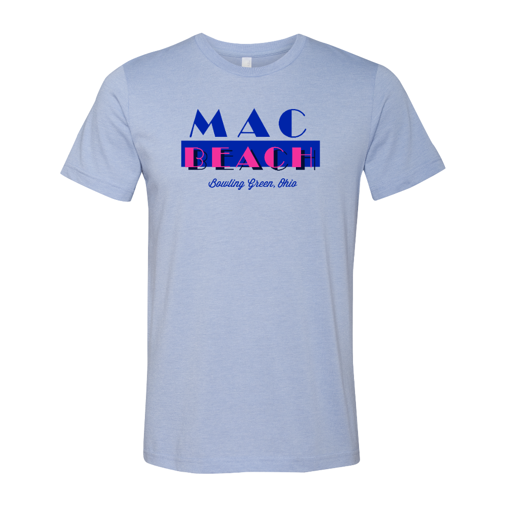 Bowling Green Ohio MAC Beach T-Shirt