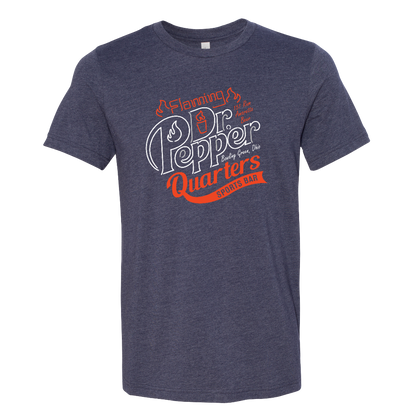 Flaming Dr. Pepper Campus Quarters T-shirt