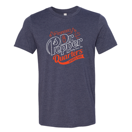 Flaming Dr. Pepper Campus Quarters T-shirt