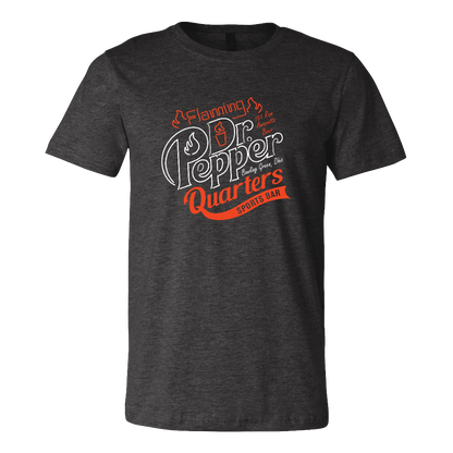 Flaming Dr. Pepper Campus Quarters T-shirt